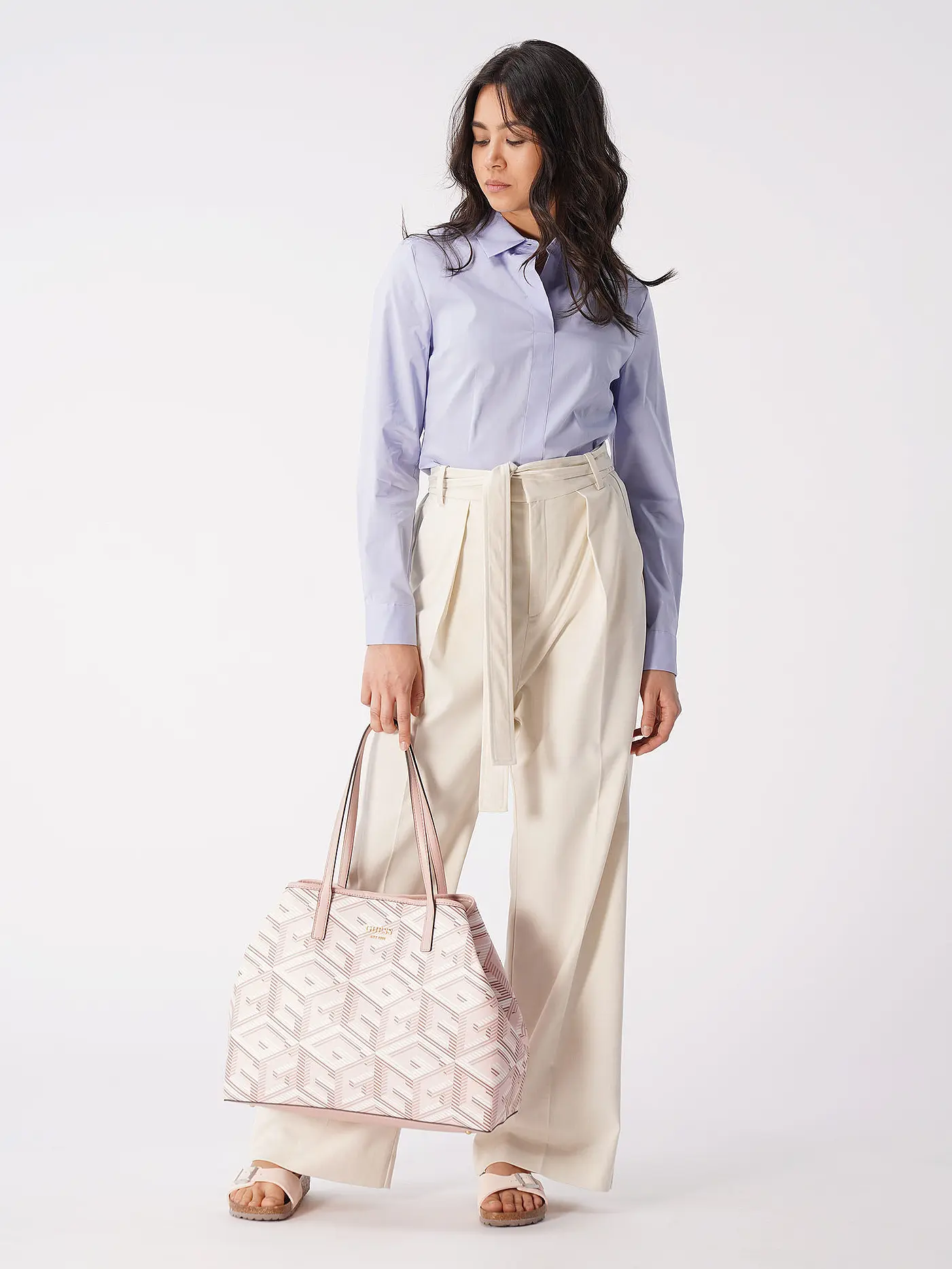 BOSS | Bluse Slim Fit BASHINA | blau